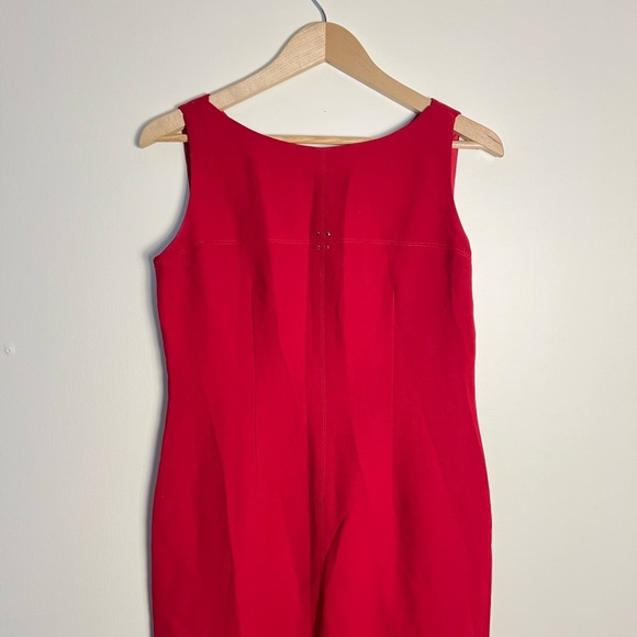 Maggy London Womens Maxi Slip Dress Red 10 Cocktail Festive Occasion Christmas - Picture 4 of 17